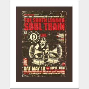 POSTER TOUR - SOUL TRAIN THE SOUTH LONDON 97 Posters and Art